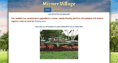 Desktop Screenshot of miznervillagehoa.com